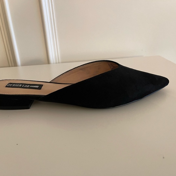 Design Lab Black Suede Mule - Picture 2 of 6